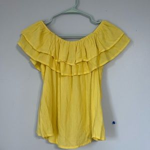 Off the shoulder dress shirt